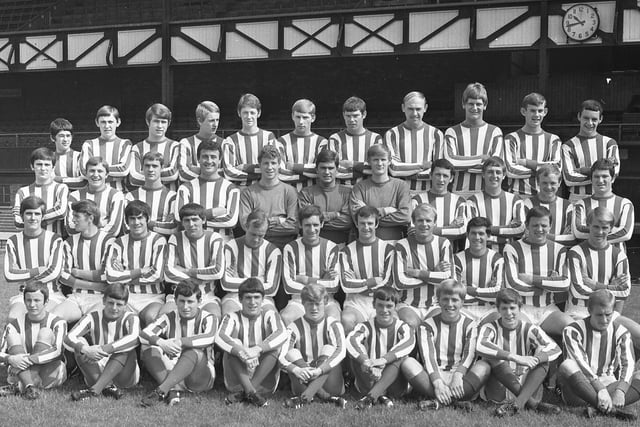 Keith Mullen wanted a return to the late 60s when Sunderland had 'a half decent football team but mainly quality shopping.'
Here is the SAFC team in the summer of 1968. How many faces do you recognise.
