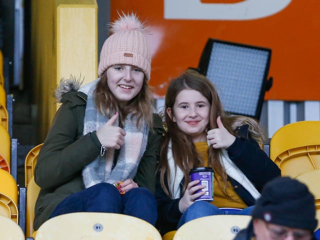 Mansfield Town Fans at the One Call Stadium for the Emirates FA Cup third round match against Middlesbrough FC - Pic Chris Holloway/The Bigger Picture.media