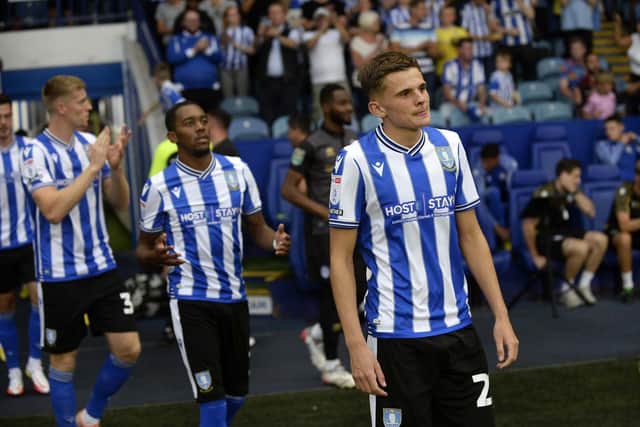 Jay Glover made his Sheffield Wednesday debut against Rochdale - he's now been offered a new contract. (Steve Ellis)