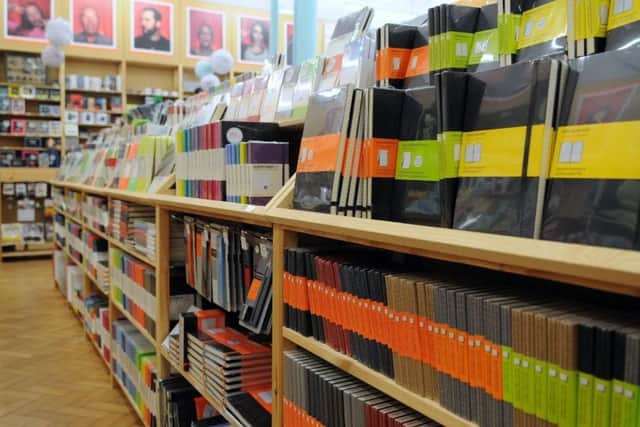 An array of notebooks for sale at Fred Aldous Ltd in Manchester. Picture: Fred Aldous Ltd.