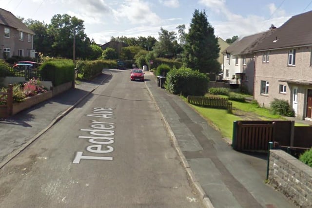 There was one report of violence and sexual offences on or near Tedder Avenue.