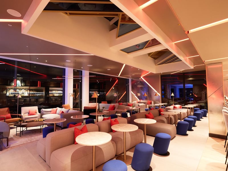 The centre is crowned by two world-class rooftop bars