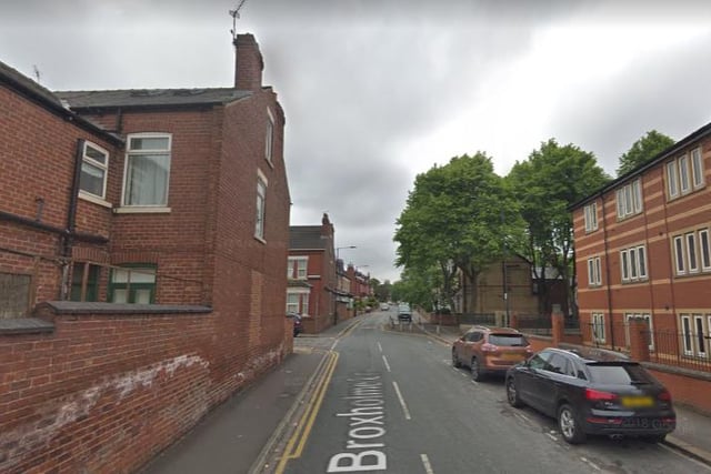 There were 16 more cases of violence and sexual offences reported around another busy region of Broxholme Lane in June 2020.