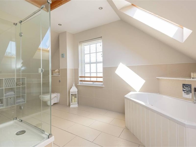 Second floor bathroom.