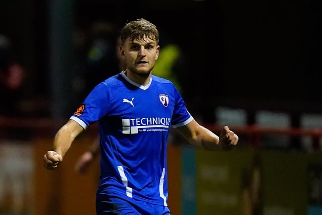 A fairly untroubled afternoon for Maguire who thumped in what turned out to be Chesterfield's winning penalty in sudden death. Had a powerful drive at goal from the edge of the box in the first half but Lewis parried it.