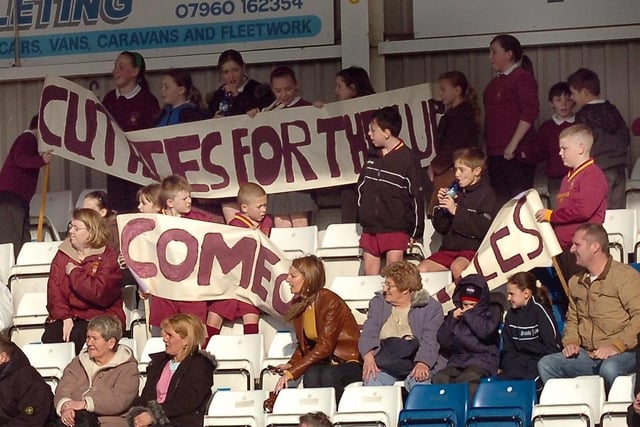It's the Hartlepool Schools Football Finals in 2007 and these fans were cheering on their favourites. Recognise anyone?