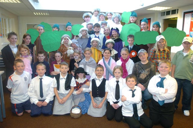 Mexborough Doncaster Road junior school performed their school nativity play 'Baboushka' in 2005
