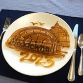 The Meadowhall-themed pancake.