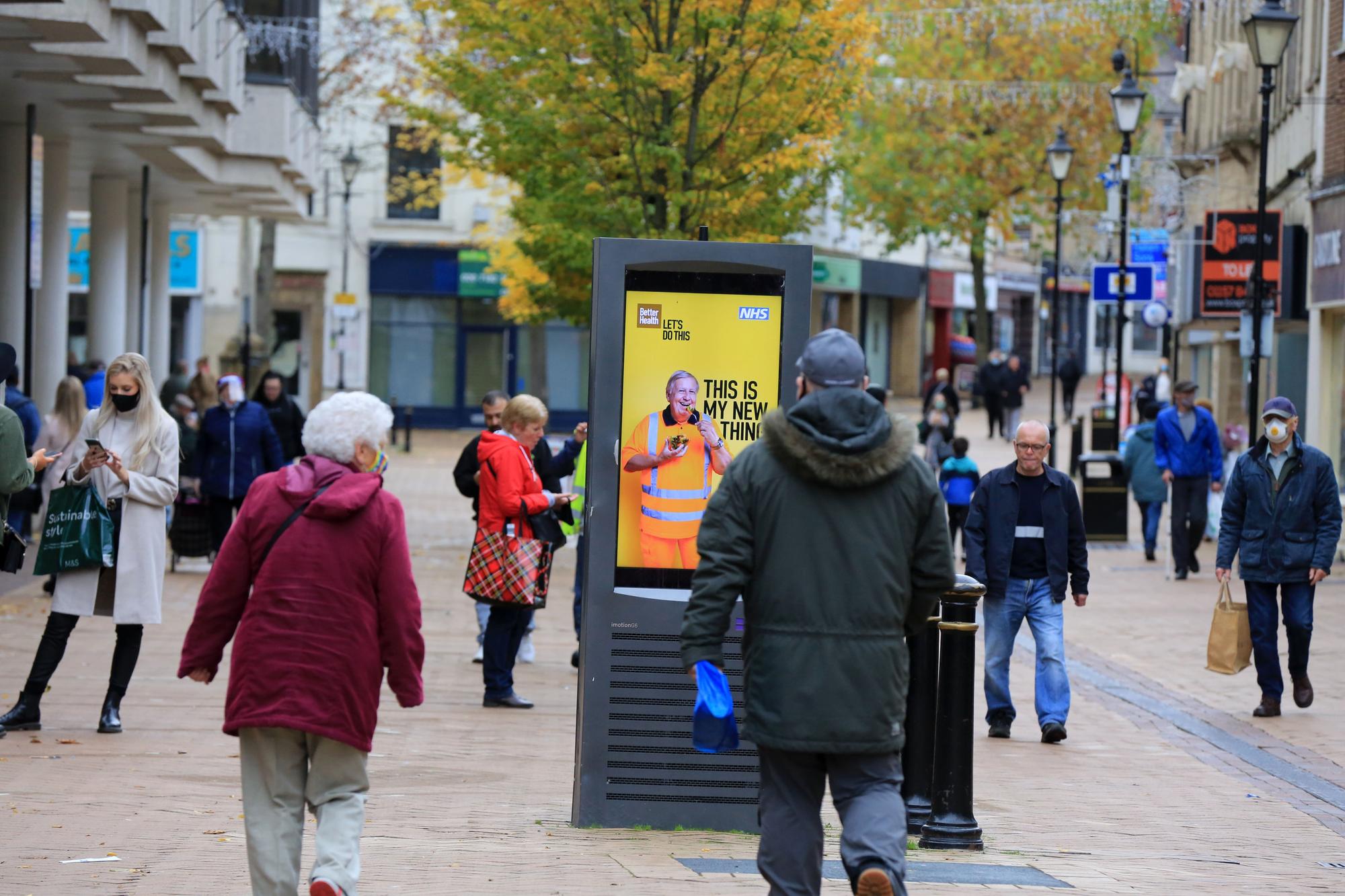 Day 1 of tier 3 lockdown restrictions in Mansfield. Picture: Chris Etchells