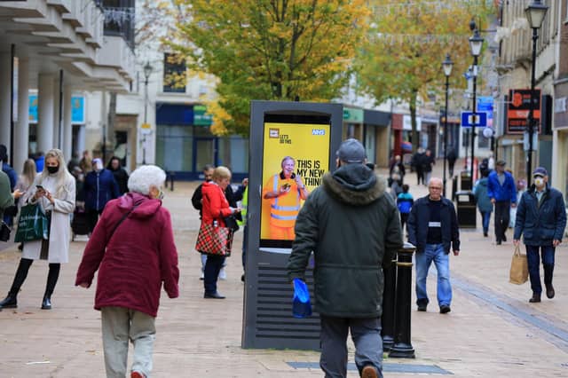 Day 1 of tier 3 lockdown restrictions in Mansfield. Picture: Chris Etchells