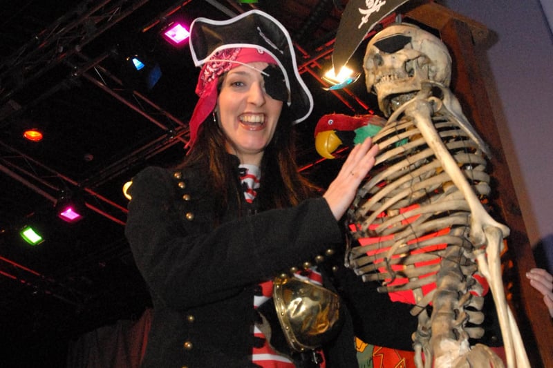 It's 2009 and here is science teacher Maxine Brown starting a show with a pirate theme, but who can tell us more about this Boldon School photo?