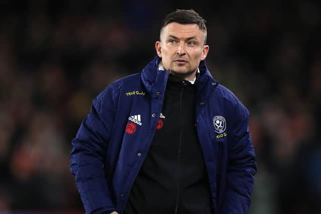 Sheffield United manager Paul Heckingbottom (photo by George Wood/Getty Images).