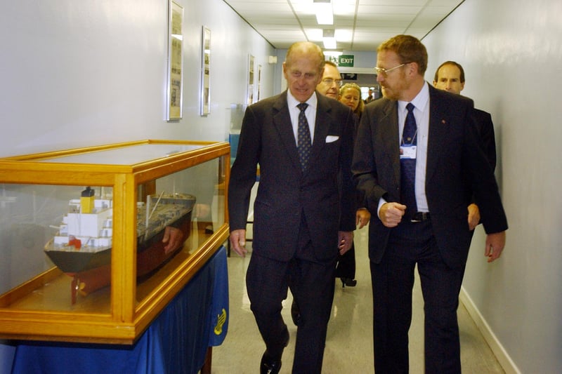 Were you pictured talking to Prince Philip on his 2005 visit to the borough?