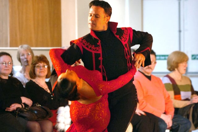 Sheffielder Darren Bennett and his dance partner and wife Lilia Kopylova giving a charity performance to celebrate Love 2B in Sheffield at Hallam University in 2007. The former Strictly professionals were both champions in the show and are still involved with international versions.The Bennett family own City Limits Dance Centre in Hillsborough, where Dan Walker and Nataliya Bychkova train.