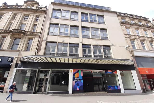 Sheffield City Council bought the former Clintons Card shop, opposite Marks and Spencer at 20-26 Fargate, for £1.68m in August last year. As well as a builder for Event Central, it is also looking for an operator.