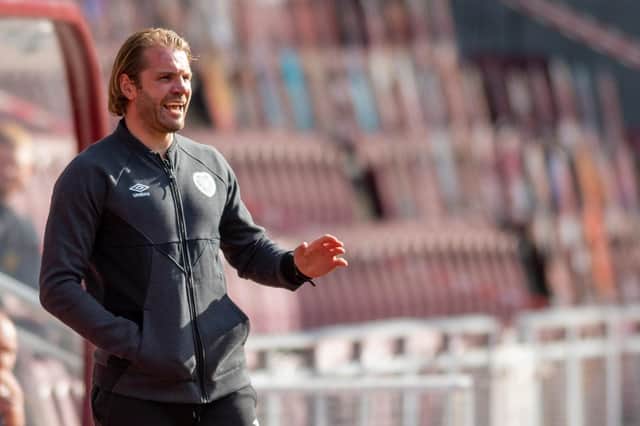Hearts manager Robbie Neilson has selection problems for tonight's opening Betfred Cup match against Invernes CT. (Photo by Mark Scates / SNS Group)