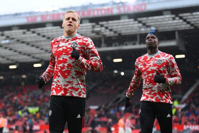 Everton, AC Milan, and Juventus are all interested in signing Donny van de Beek in January to give him a way out of his current situation at Manchester United. (Fichajes)

(Photo by Michael Regan/Getty Images)