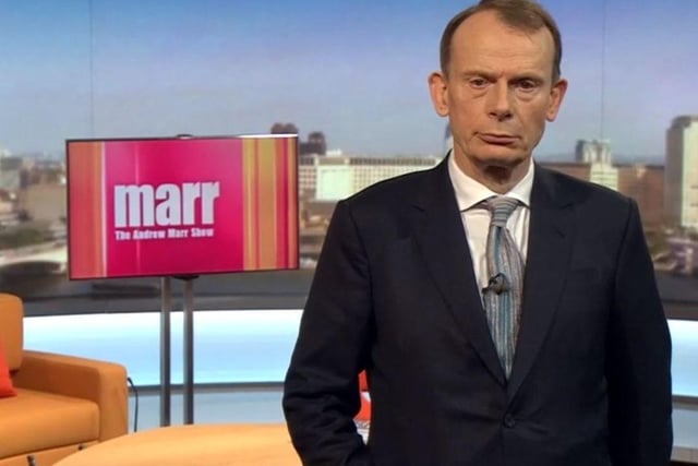 Andrew Marr was formerly the BBC political editor and now hosts his own show called The Andrew Marr Show where he discusses what’s going on in the word, as well as a review of the Sunday papers, weather forecast and news bulletin. He earned between 360,000 - 364,999 GBP