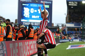 James McAtee celebrates after scoring for Sheffield United: Simon Bellis / Sportimage