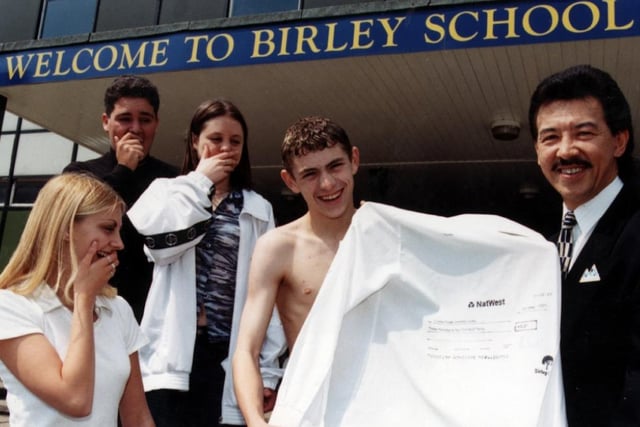 Birley School's fashion show back in 1997