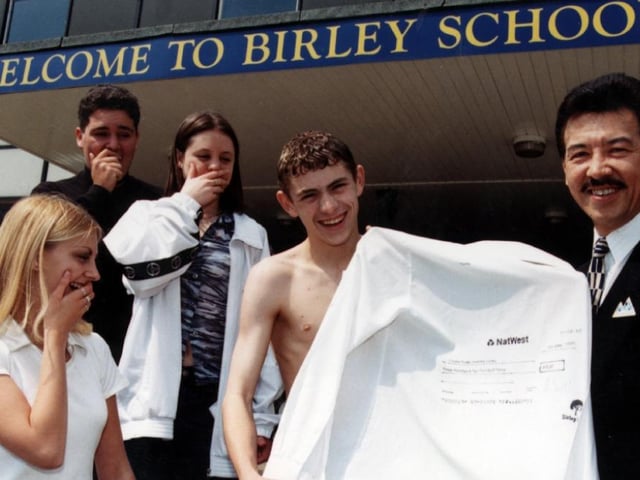 Birley School's fashion show back in 1997
