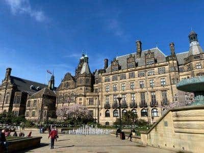 A small anti-immigration protest in Sheffield city centre “passed without incident,” police say.