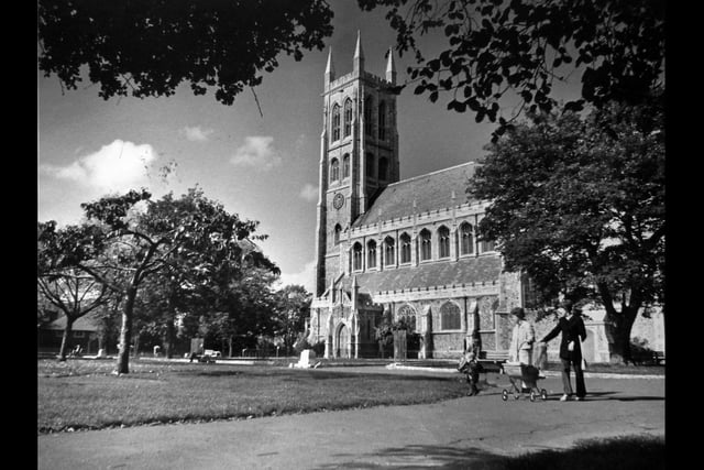 St Mary's Church Fratton Portsmouth October 1976