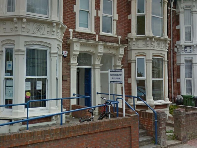 Craneswater Group Practice, on Waverley Road, was rated 90% good and 4% poor by patients.