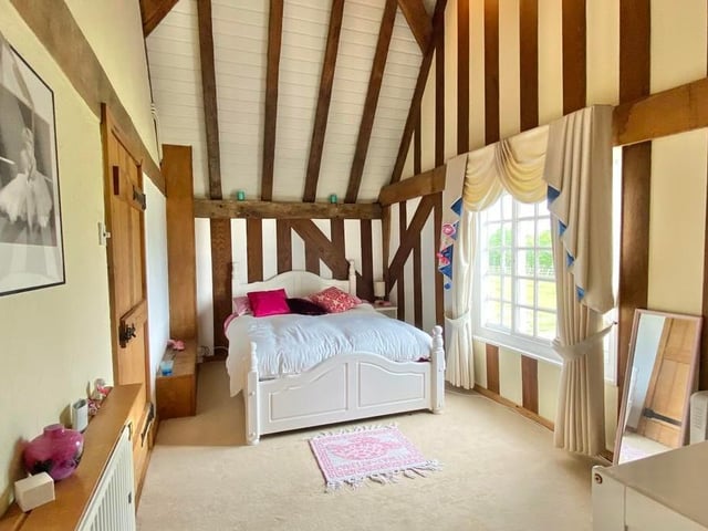 The second bedroom is more compact. But it is still full of medieval charm.