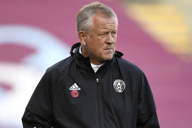 Sheffield United manager Chris Wilder takes his team to Liverpool this weekend: Peter Powell/PA Wire.