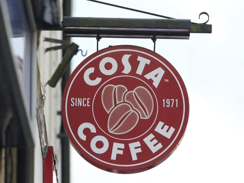 Rated 5: Costa at Pod 3 Wellington Retail Park 2 Hambledon Road, Waterlooville; rated on November 27
