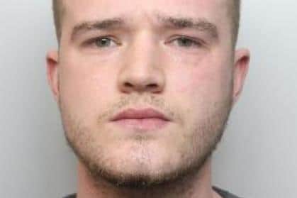Pictured is Brandon Bailey, aged 26, of Manor Park Way, Sheffield, who was found guilty of conspiracy to possess a firearm with intent to endanger life and has pleaded guilty to possessing criminal property.