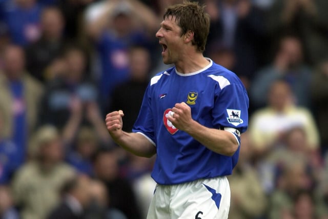 Joined Pompey in 2002 after finishing in mid-table with Wigan in the third tier the season prior. The defender was integral when Pompey were promoted to the Premiership.
