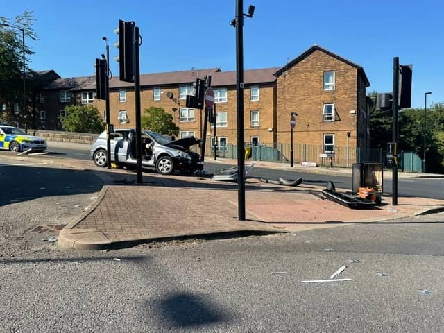 The accident occurred at the junction of Mansfield Rd, City Rd and Pit Ln.