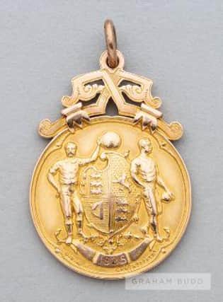 Harry Junior's 1925 FA Cup medal for Sheffield United.