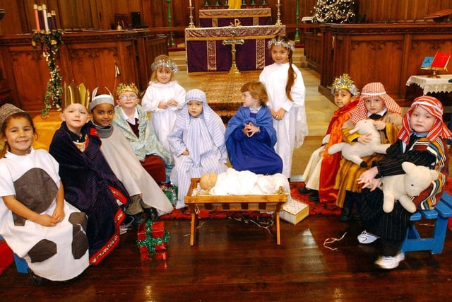 Take a look at the 2003 Laygate Primary School Nativity.