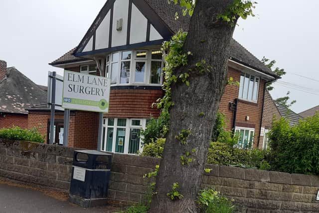 Elm Lane Surgery is one of four that could be relocated to a site next to Concorde Leisure Centre under NHS proposals in Sheffield