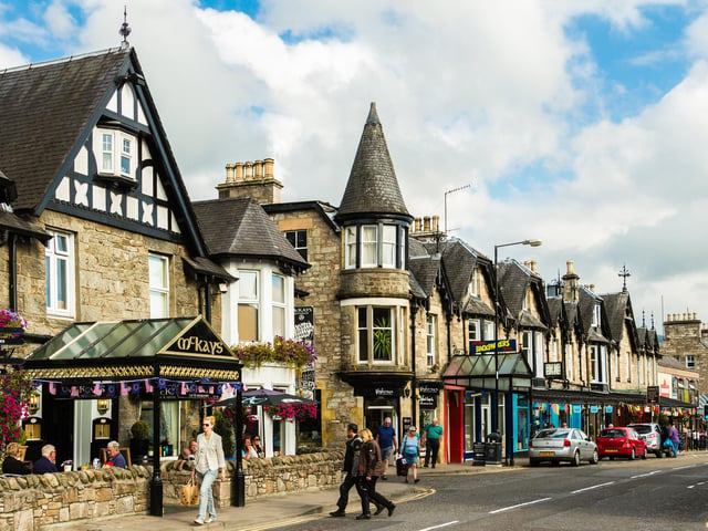 If you’re heading north up the A9, why not stop off at picturesque Pitlochry for a browse of the shops in Atholl Road.