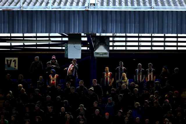 United supporters pack into Portman Road for the FA Cup third round tie against Ipswich Town in January 2018.