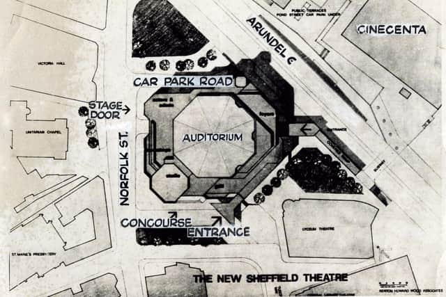 Plans for the Crucible Theatre, June 3, 1969