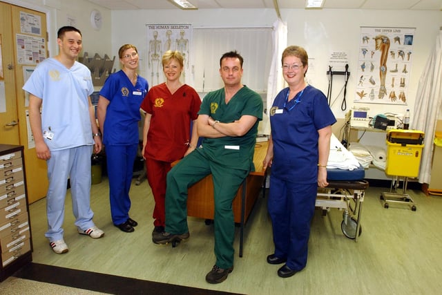 Back in 2004, staff in the Accident and Emergency department of Sunderland Royal Hospital were praised by the Health Secretary for their exceptional performance - and here is some of that team. Are you pictured?