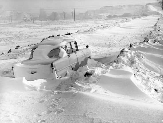 The Peak District during a snowy winter in 1964