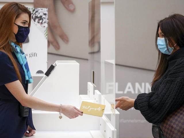 Two new gift card kiosks are in place at Meadowhall