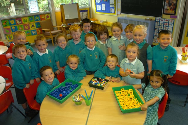 Meet the new starters at Clavering Primary School in 2006.