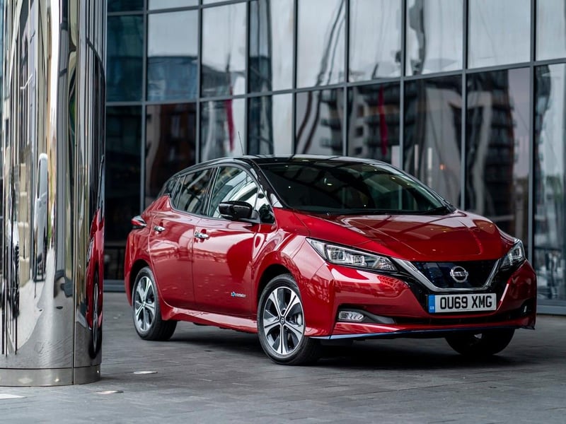 The Leaf is the granddaddy of mainstream EVs. Apart from the slightly gawky looks it’s a fairly standard family hatchback but with an all-electric drivetrain. Cheaper “standard” versions have a 148bhp motor and 40kWh battery with 168 miles of range while the E+ costs £2,500 more and gets a beefier 212bhp motor and a 62kWh battery with a 239-mile range. Both accept DC rapid charging of up to 50kW and feature Nissan’s neat e-pedal which allows for single-pedal driving.