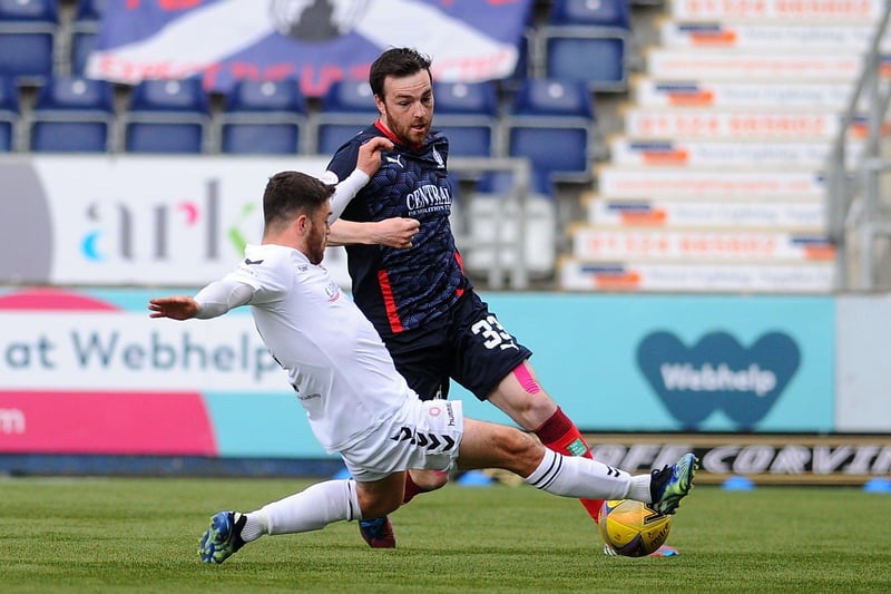 The former Ross County player admitted he had never been fully fit despite playing all of Falkirk's final five games after returning from injury, again due to injuries to other defensive players.