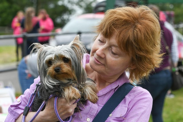 Glenda Bradley from Eaglescliffe attended last year's successful event with her rescue dog Luna.