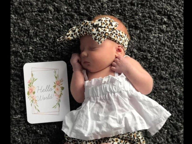 Pearl Iris Penfold was born on April 23.