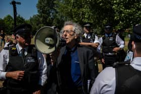 Piers Corbyn, brother of former Labour Party leader Jeremy Corbyn, is due to address an 'anti-mask' protest in Sheffield (Photo by Chris J Ratcliffe/Getty Images)
