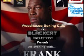Heavyweight boxing star Frank Bruno will be in Sheffield for the event